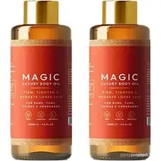Óleo Corporal Mágico Besque - 100ml, rico e hidratante, compacto e portátil, realça e nutre a pele, adequado para braços