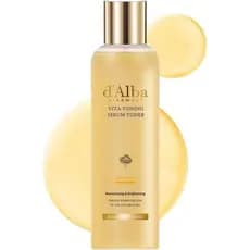 d'alba Piedmont White Truffle Vita Toning Serum Toner, Pele de Vidro com Cuidados de Pele com Dupla Vitamina, Hidratante