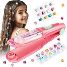 Kit de Carimbos de Joias para Cabelo kidzkube, Joias Brilhantes para Cabelo de Meninas, Ferramenta de Estilização de Cab