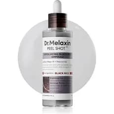 Dr.Melaxin Peel Shot Glow Ampola Esfoliante de Arroz Preto – Esfoliante Químico Diário com AHA BHA, Água de Arroz e Niac