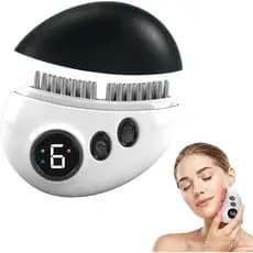 Massageador Facial Elétrico, Escova Facial para Drenagem Linfática e Escultura da Linha do Maxilar, 3 Modos e 9 Níveis d