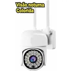Câmera Segurança Wifi Hd IP66 a Prova D'água Com Infravermelho Alarme 28 LEDs YOOSEE e ICSEE