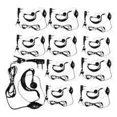 Kit 20 Fone De Ouvido Rádio Comunicador Baofeng 777s Kenwood Radinho Segurança