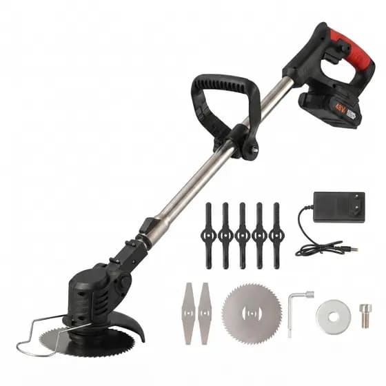 Cortador de grama elétrico portátil sem fio, aparador de grama para casa e jardim, recarregável, cortador de gramado, ta