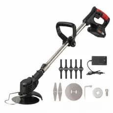 Cortador de grama elétrico portátil sem fio, aparador de grama para casa e jardim, recarregável, cortador de gramado, ta