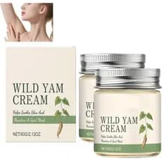 Creme de inhame, para equilibrar os hormônios femininos e aliviar os sintomas da menopausa. Adequado para todos os tipos
