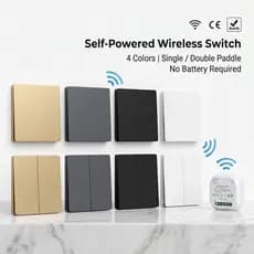 Sem Bateria , Pressione Para Gerar Energia , Interruptor Fio ,