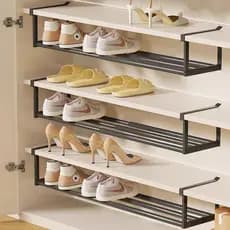 Sapateira Organizadora Expansível para Armário Prateleira Ajustável 40 a 70cm