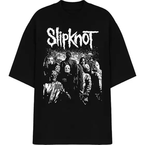 Camiseta Blusa Slipknot Integrantes Com Eloy Casagrande Moda Casual Knotfest Baterista Musica