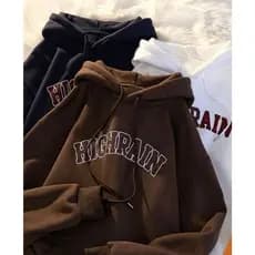 Kit 3 Blusas Moletom HIGHRAIN Canguru Com Capuz Frio Unissex Masculino e Feminino Com bolso