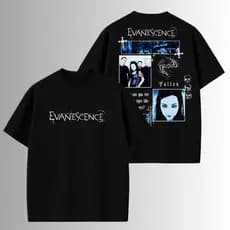 Camiseta Evanescence Álbum Fallen Rock Unissex 100% Algodão