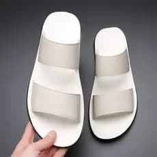 2025 verão novo estilo chinelos sandálias masculinas chinelos antiderrapante sola macia sapatos de praia masculino na mo
