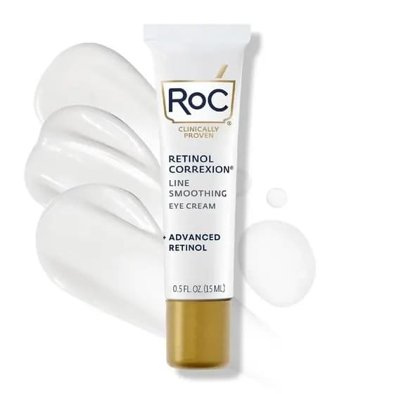 Creme para Olhos RoC Retinol Correxion para Olheiras e Inchaço, Creme Diário para Rugas, Tratamento Anti-Envelhecimento