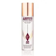 Charlotte Tilbury Airbrush Flawless Setting Spray - Conjunto de Presente Essencial - Névoa Ultra-Fina para Preparar e Fi