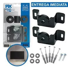 KIT 2 Suporte Universal Fixo P/ Smart TV LED LCD 4K Parede Painel 10 a 85 Polegadas