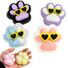 Squishy Brinquedos Sensoriais Slime de Patinha Anti Stress Squishy Mochi Criança Divertido e Colorido