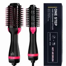 Escova Secadora Alisador Elétrica Quente Cabelo Com 3 Em1 Hair Styler APENAS 110V