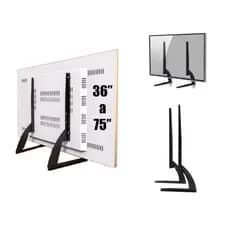Suporte De Mesa Para Tv Base 36'''' A 75'''' Lcd Led oled qled Universal Samsung LG 48 50 55 58 60 65 70 75 Polegadas