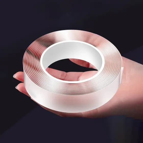 Fita antiderrapante transparente de alta viscosidade para carro, cola Nano mágica espessada, resistente a altas temperat
