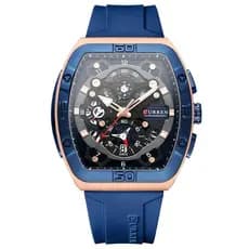 Curren/Curren 8443 Relógio Masculino Calendário Relógio Fita Relógio de Quartzo Relógio de Seis Mãos Esportes Masculino