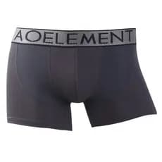 Cueca boxer masculina de malha respirável, cueca boxer esportiva para jovens, seda gelada, cintura média, Shorts finos