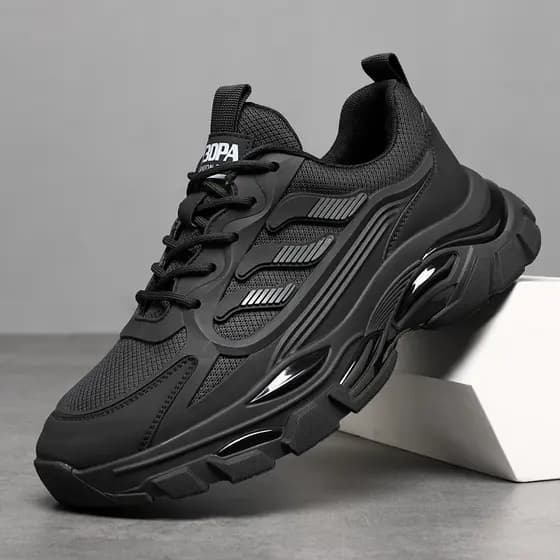 Tênis masculino 2025 primavera novo estilo masculino moda All-Match tênis aumentando pai sapatos masculinos uma peça rem