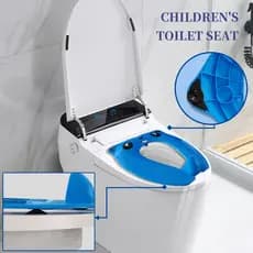 Almofada de vaso sanitário dobrável para bebês, assento de vaso sanitário para crianças, assento de vaso sanitário mascu