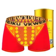 VKWEIKU Calça de moletom britânica Cueca boxer masculina oficial Cueca boxer Modal