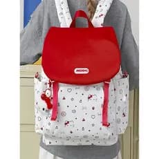 Primavera novo estilo doce menina mochila grande capacidade All-Match estudante mochila diária Commuter viagem leve moch