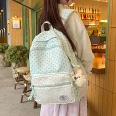 Ruiying estilo coreano ins estilo mochila simples de alto valor doce estudante mochila leve Commuter lazer ao ar livre m