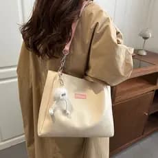 T na moda primavera novo estilo à prova dwaterproof água saco de couro do plutônio feminino simples Casual de um ombro p