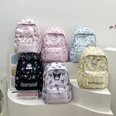 Nova moda impressa mochila de grande capacidade júnior estudantes universitários Casual simples estudante viagem Scho