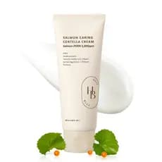 HEVEBLUE Salmon Care Snow Cream - PDRN de Salmão, Extrato de Ovas de Salmão, Centella Asiática, Madecassoside, melhora a