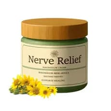 Creme Calmante para Nervos DYALE com Magnésio, loção de magnésio contendo arnica e dimetilsulfona, utilizada para relaxa