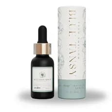 Amallow – Blue Tansy Fae Serum – Óleo Facial Botânico Anti-Envelhecimento para Pele com Tendência a Acne, Vermelhidão e