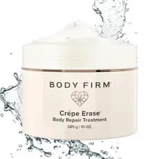 BODY FIRM Creme Reparador Corporal com Extrato de Crepe, Antienvelhecimento e Antirrugas, Produção Natural de Elastina e