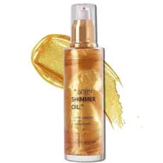 Óleo Corporal Iluminador, Óleo Brilhante com Glitter, Iluminador Fae Glow, Líquido Bronzeador Brilhante com Glitter para