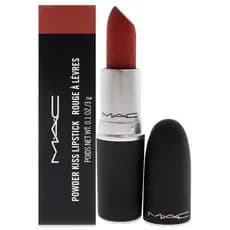 Batom MAC Powder Kiss - Devoted To Chili para Mulheres 2,8 gramas
