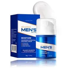 Hidratante Facial Masculino para Controle de Oleosidade, Hidratação Profunda e Suavização, Equilibra Água e Óleo, para R