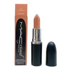 Batom MAC Ximal Sleek Satin - 836 Fleshpot (tom de pele bege claro quente, como nude). 3,5 g / 0,12 oz