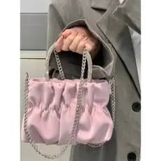 bolsa feminina Bolsa 2023 novo estilo nicho Design strass portátil bolsa de ombro feminino nuvem plissado High-End textu