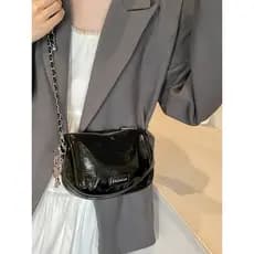 Bolsa bolsa feminina Luz de luxo nicho pequeno quadrado saco feminino 2026 novo estilo High-End corrente saco do mensage