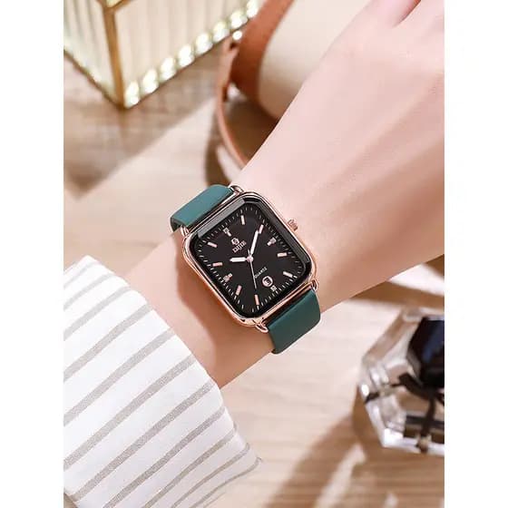 relogio feminino pequeno relogio feminino pequeno delicado Novo nicho luz luxo senhoras relógio calendário relógio quadr