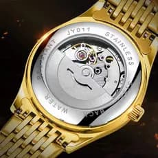 relogio masculino 2025 novo estilo automático puro relógio mecânico masculino turbilhão oco enrolamento automático nicho