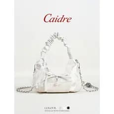 Bolsa bolsa transversal feminino Ceidra Meninas Nicho Plissado Nuvem Bolsa Presente de Aniversário Bowknot Bolsa Corrent