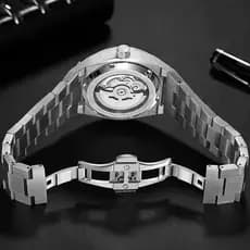 relogio masculino 2025 novo estilo relógio masculino automático calendário relógio de pulso luminoso relógio mecânico ma