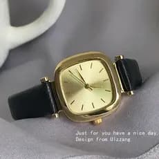 relogio feminino pequeno relogio feminino Preto ouro pequeno cubo doces senhoras relógio feminino ins estilo pequeno rel