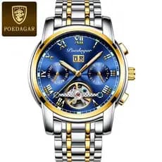 relogio masculino Genuíno suíço turbilhão relógio masculino relógio mecânico totalmente automático oco à prova dwaterpro