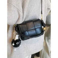 bolsa transversal feminino Bolsa Bolsa feminina tecido simples All-Match Casual pequena bolsa quadrada