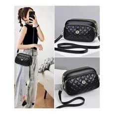 bolsa transversal feminino bolsa feminina Bolsa feminina 2026 novo estilo de couro macio preto senhoras saco do mensagei